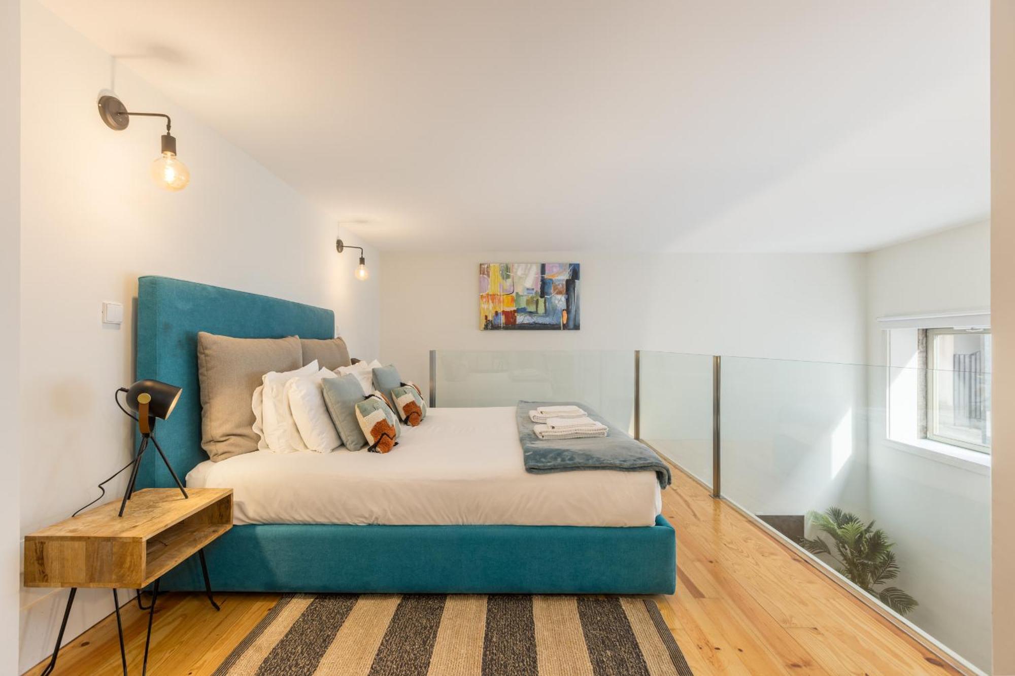 Ferienwohnung Industrial Cozy Loft Downtown Porto Exterior foto