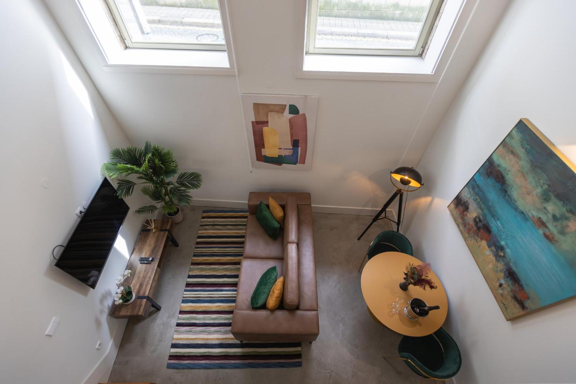 Ferienwohnung Industrial Cozy Loft Downtown Porto Exterior foto