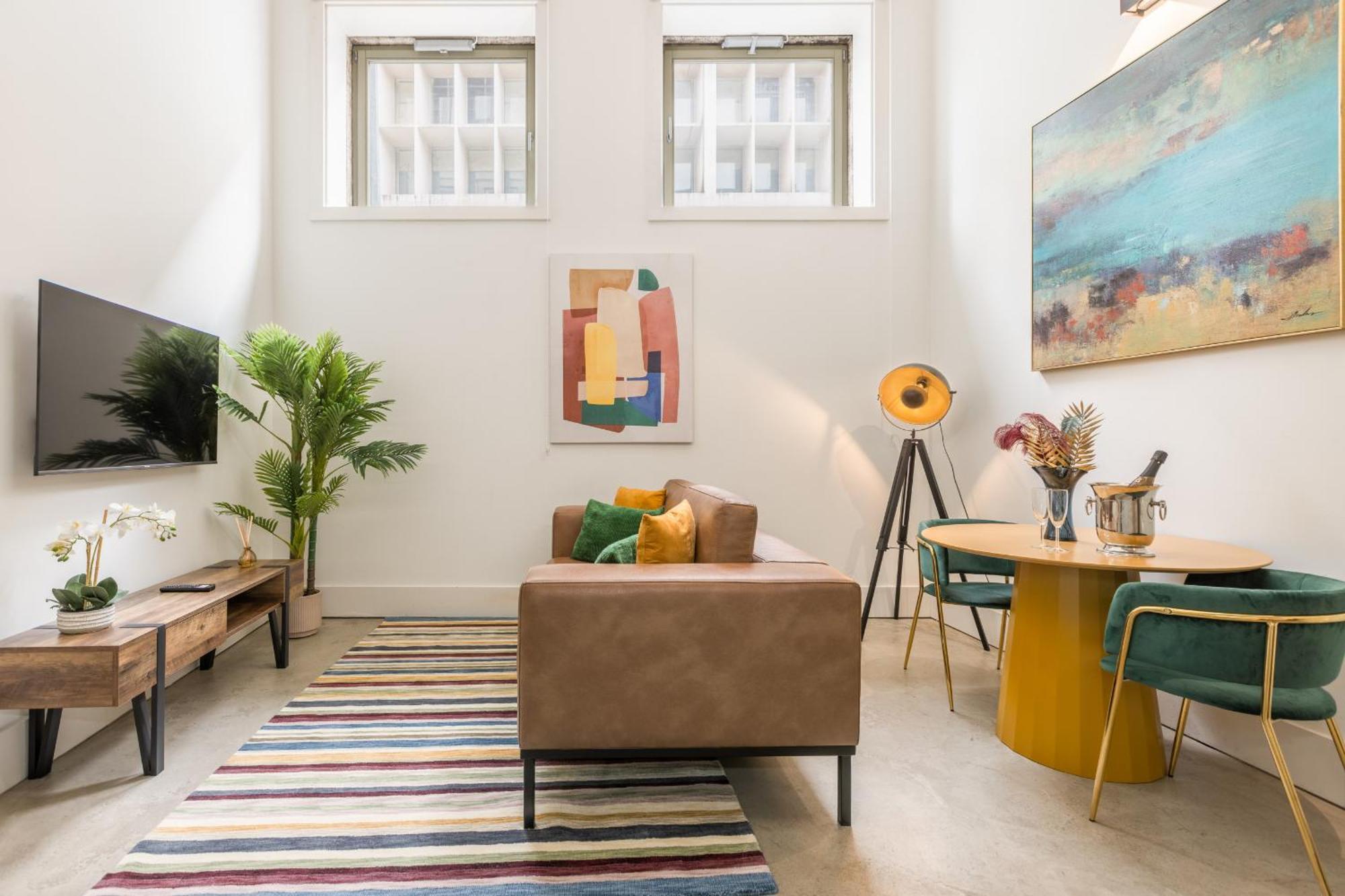 Ferienwohnung Industrial Cozy Loft Downtown Porto Exterior foto
